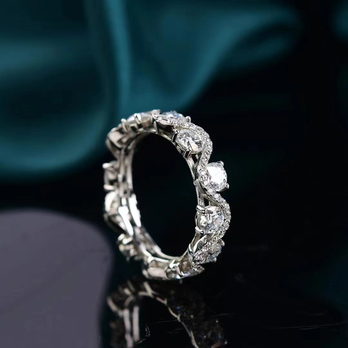 Eternal Shine Moissanite Ring