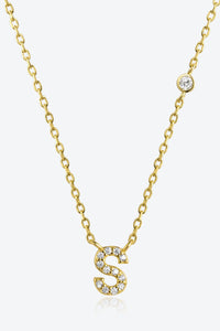 Q to U Quintessence Circle Zircon Sterling Necklace