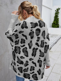 Wildly Chic Leopard Fuzzy Cardigan