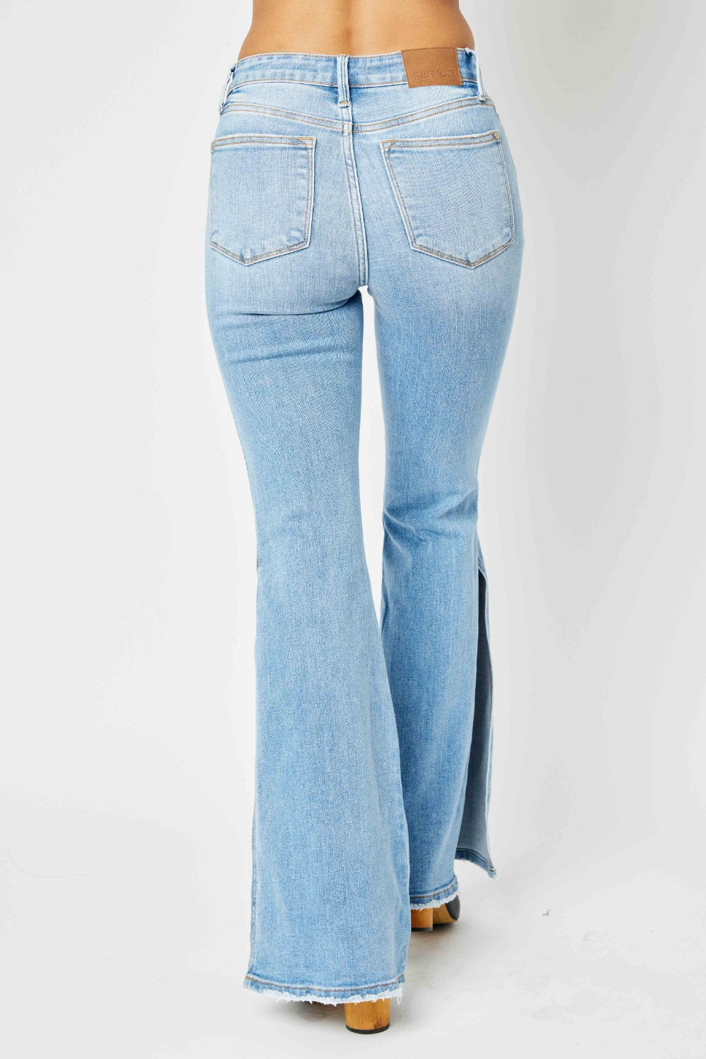 Judy Blue Mid-Rise Retro Flare Jeans