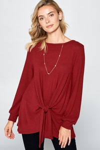 Twist Luxe Knit Blouse