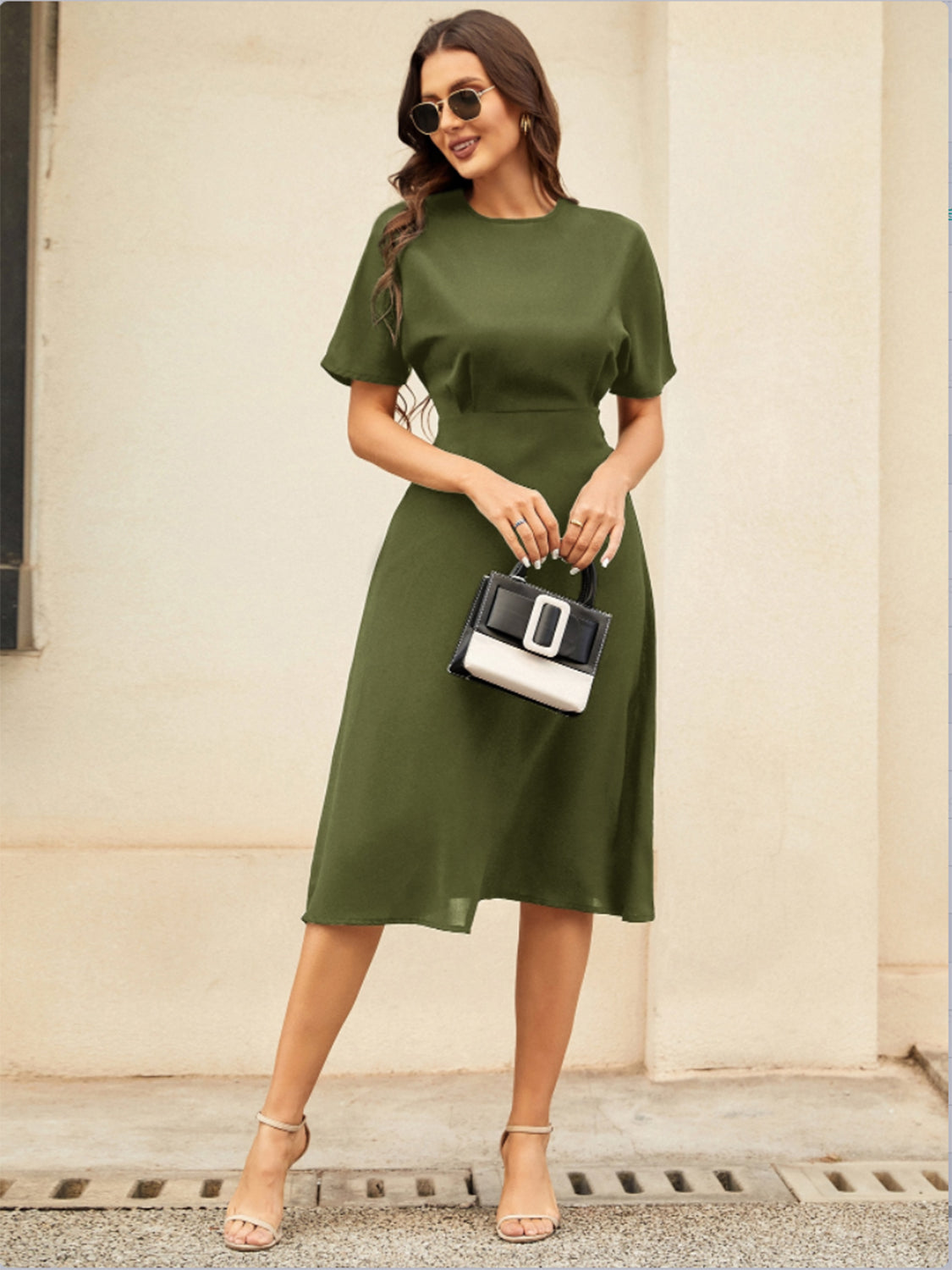 Timeless Elegance Midi Dress