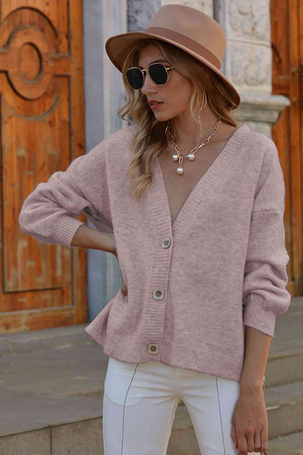 Chic Comfort V-Neck Knit Cardigan