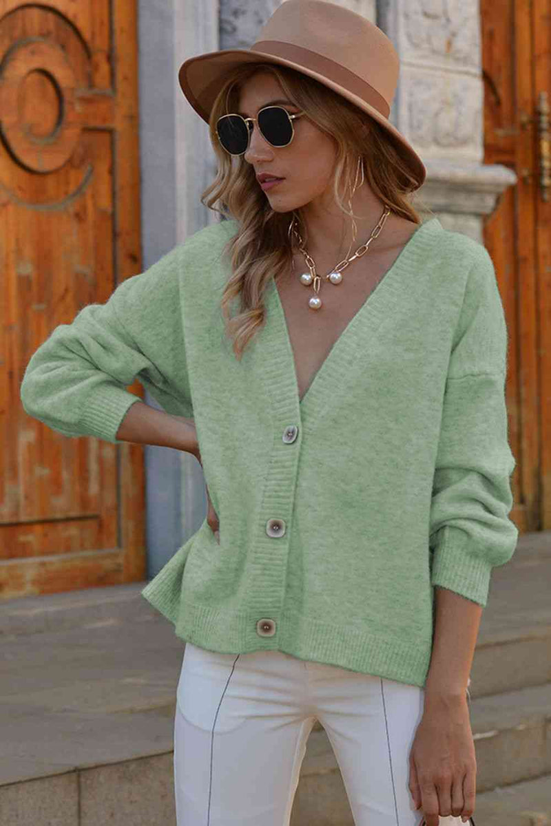 Chic Comfort V-Neck Knit Cardigan