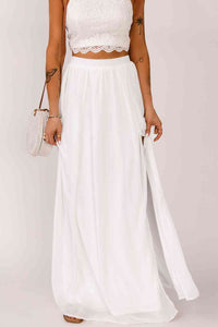 Chic Allure Split Maxi Skirt