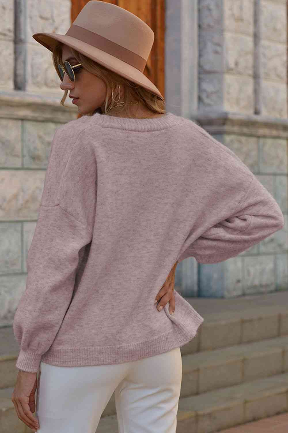 Chic Comfort V-Neck Knit Cardigan