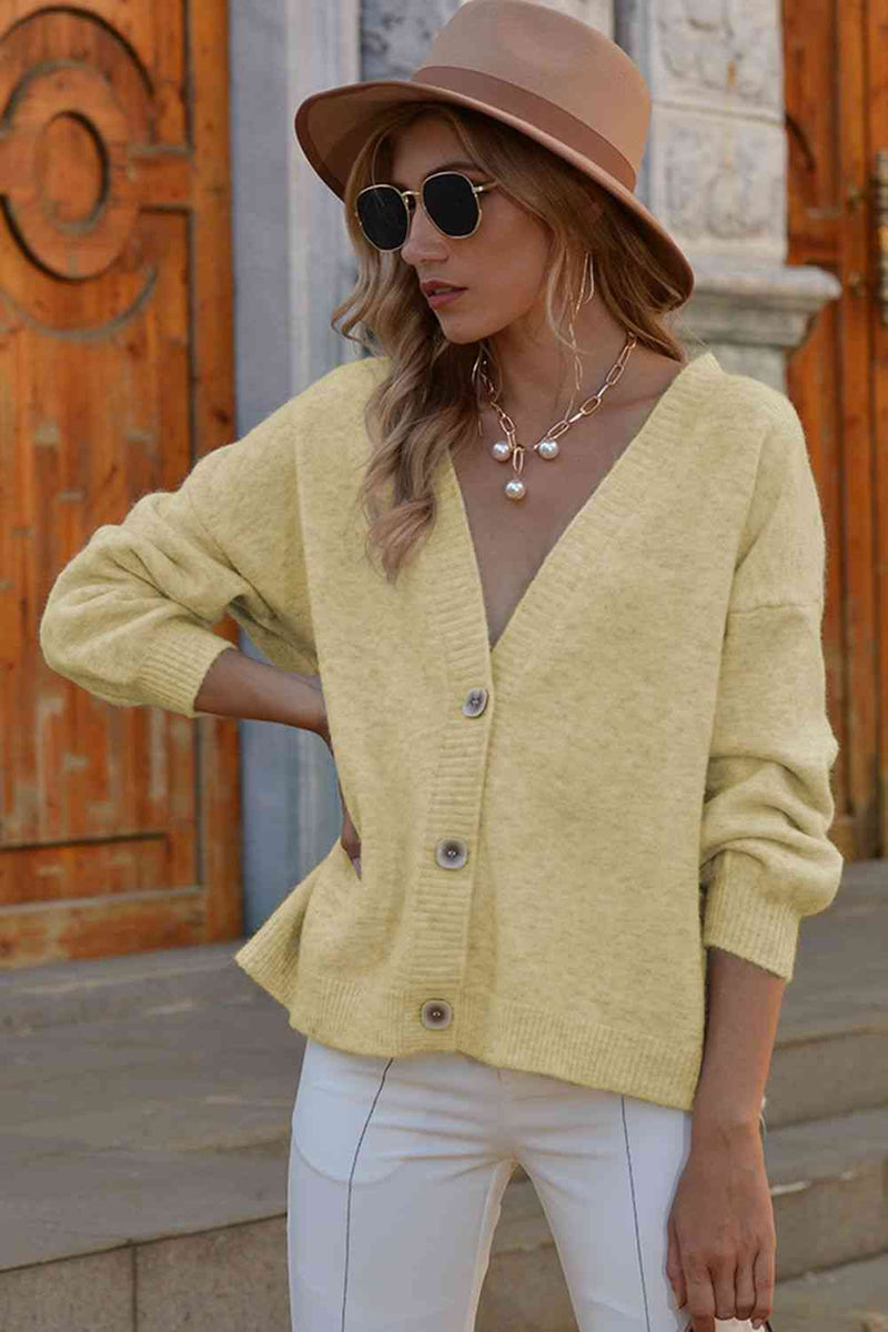 Chic Comfort V-Neck Knit Cardigan