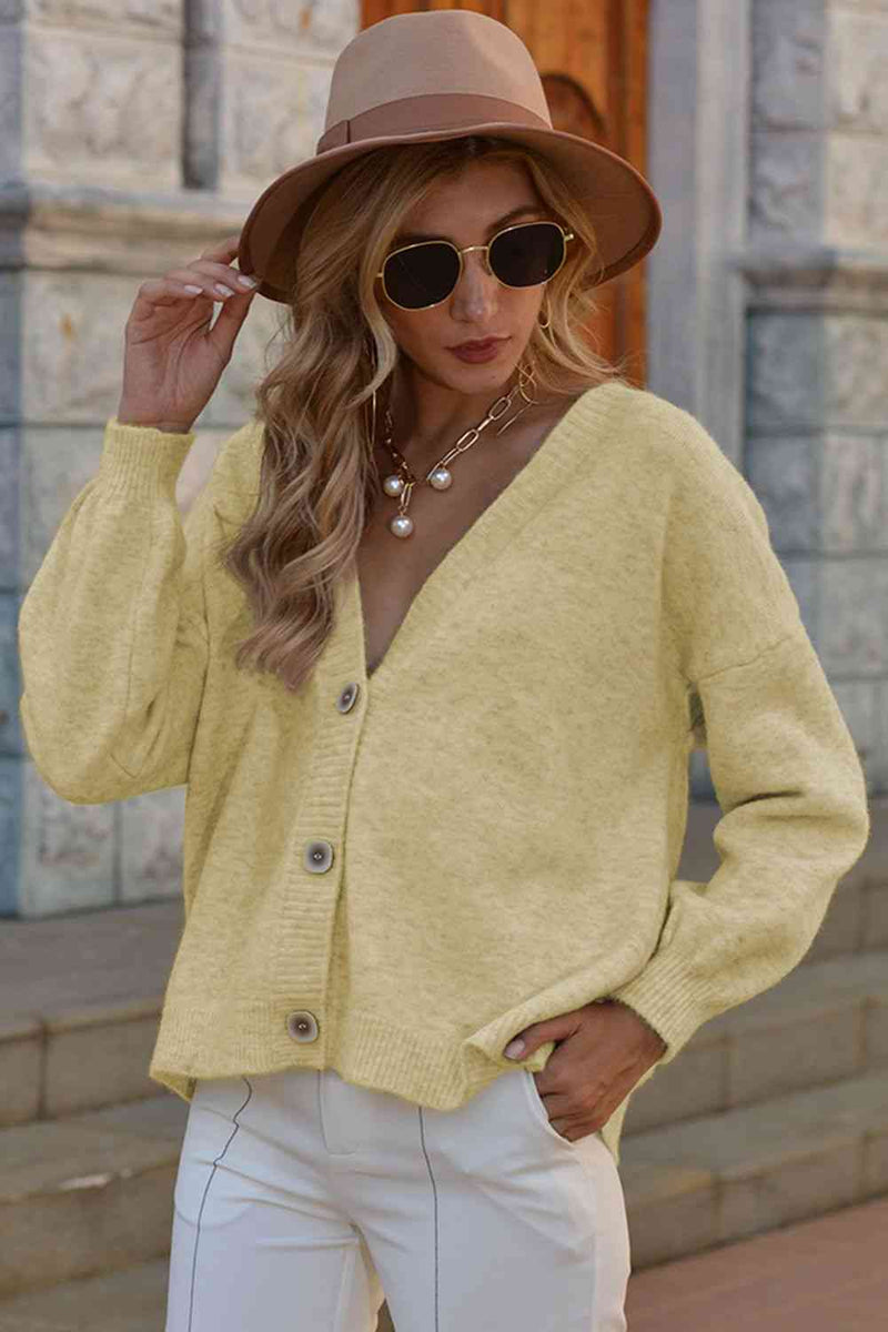 Chic Comfort V-Neck Knit Cardigan