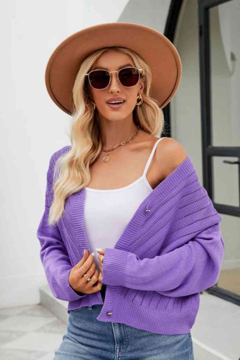 Chic Charm V-Neck Cardigan