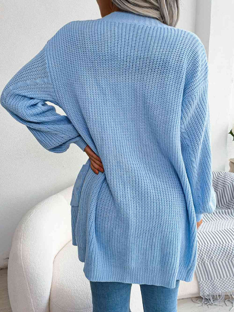 Cozy Charm Cable-Knit Cardigan