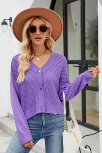 Chic Charm V-Neck Cardigan